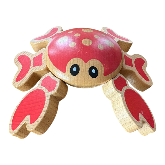 Wooden Twisting Crab