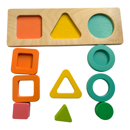 Geo Shapes Puzzle replacement Pieces
