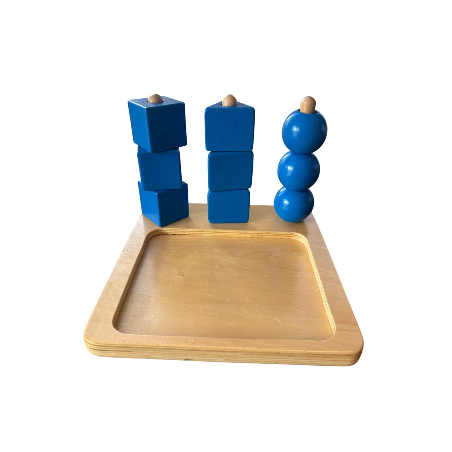 Wooden Shapes on Pegs