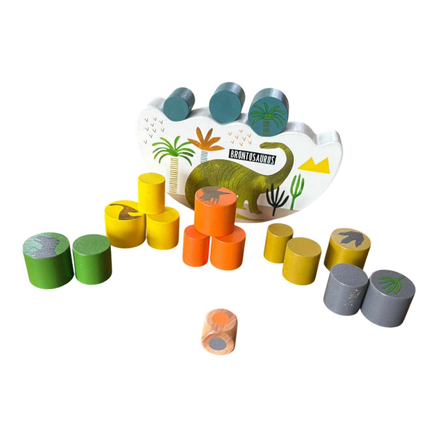 Wooden Dinosaur Balance Game