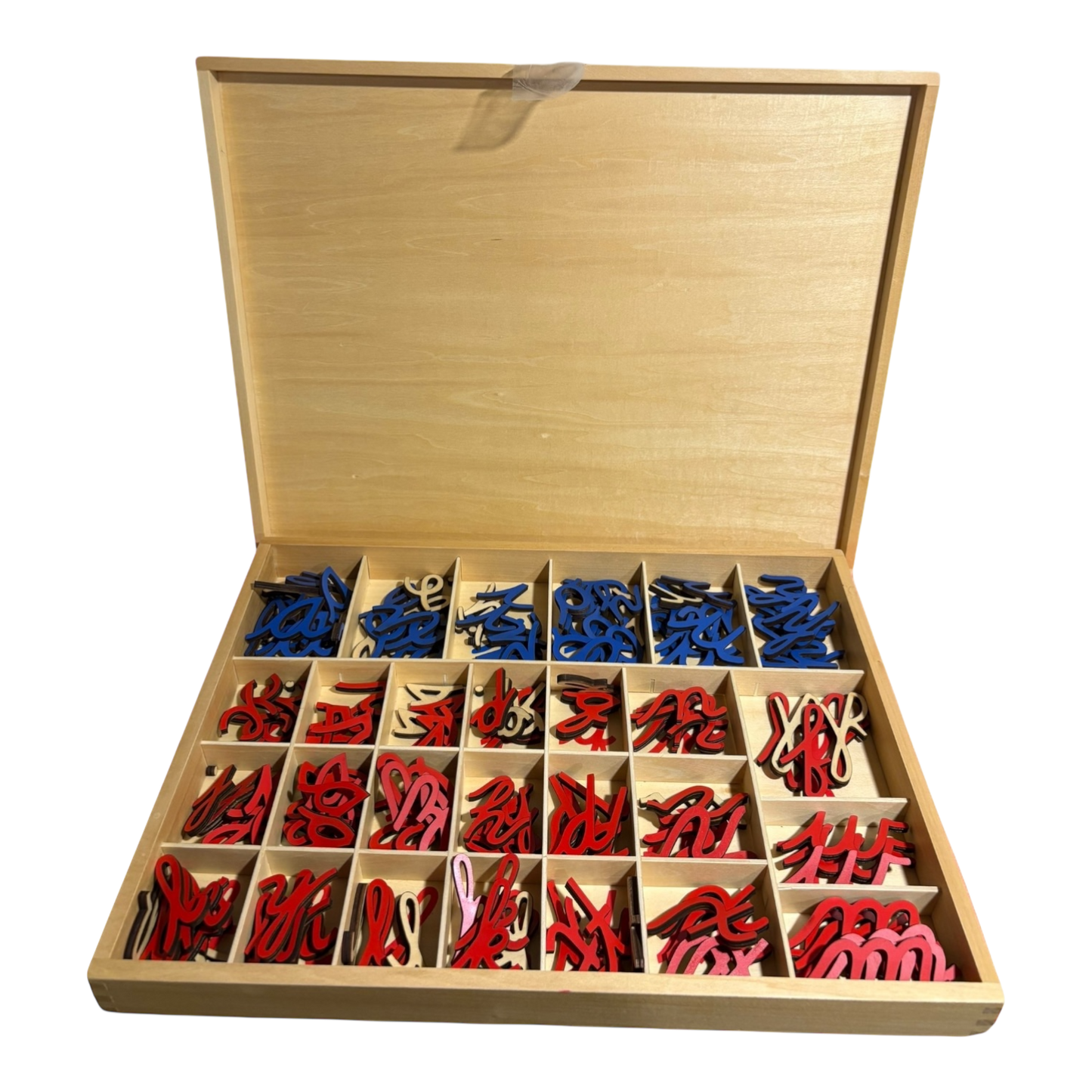 Moveable Alphabet Set, cursive