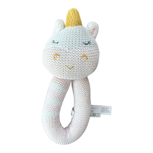 Kenzie Unicorn Baby Rattle