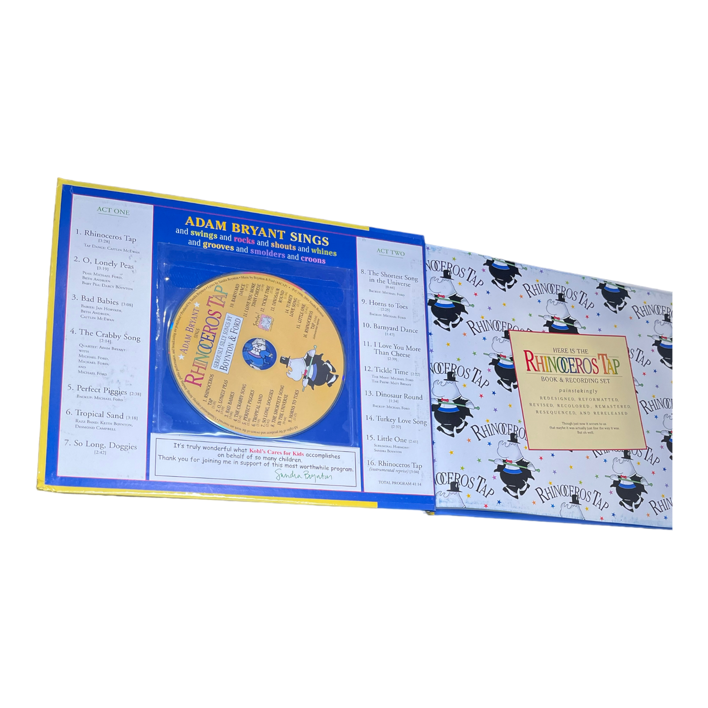 Rhinoceros Tap (with CD)