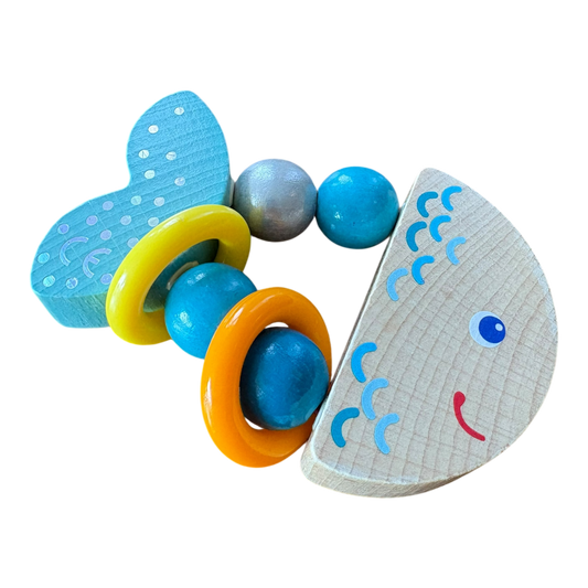 Wooden Fish Clutching Toy