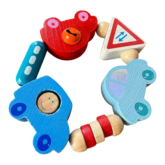 Wooden Toot-toot Clutching Toy