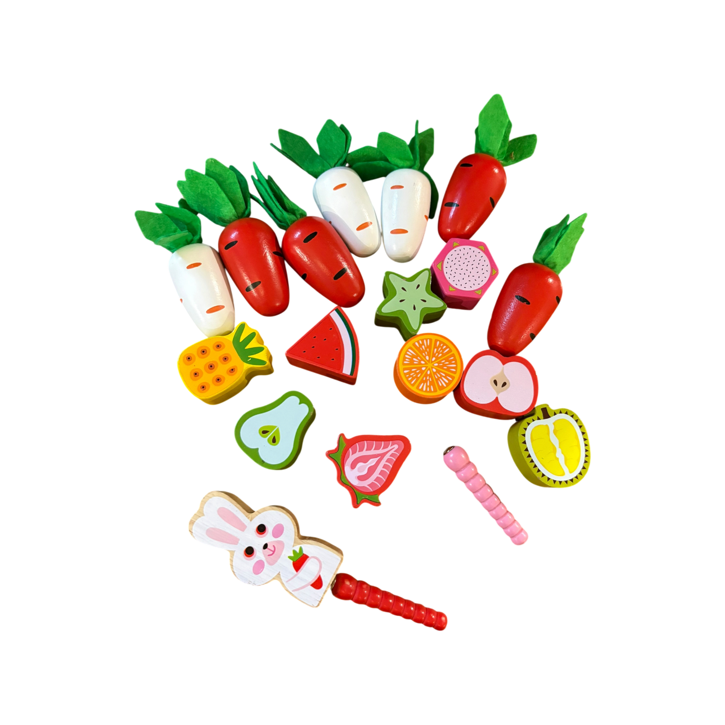 Wooden Fruit and Vegetables