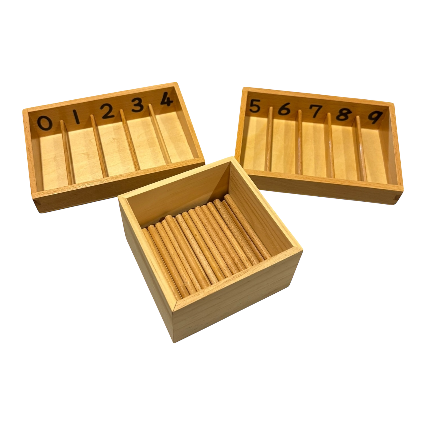 Montessori Spindle Box