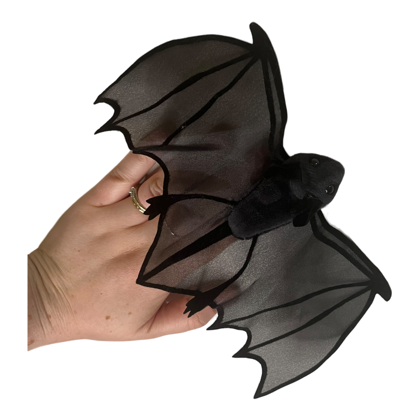 Bat finger puppet