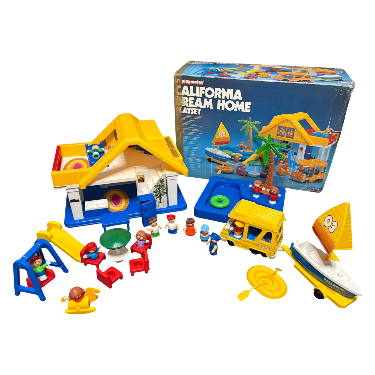 1980 Lil' Playmates California Dream Home playset