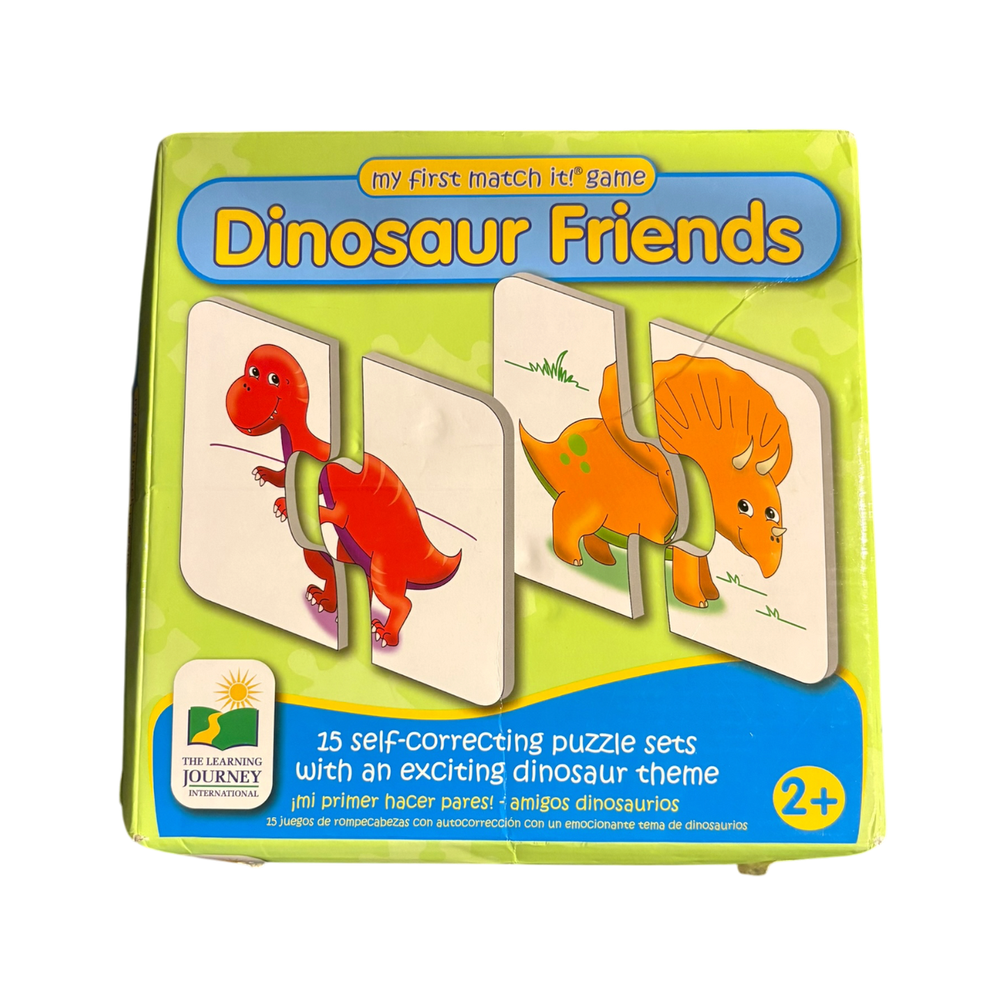 2 piece Dinosaur Puzzles