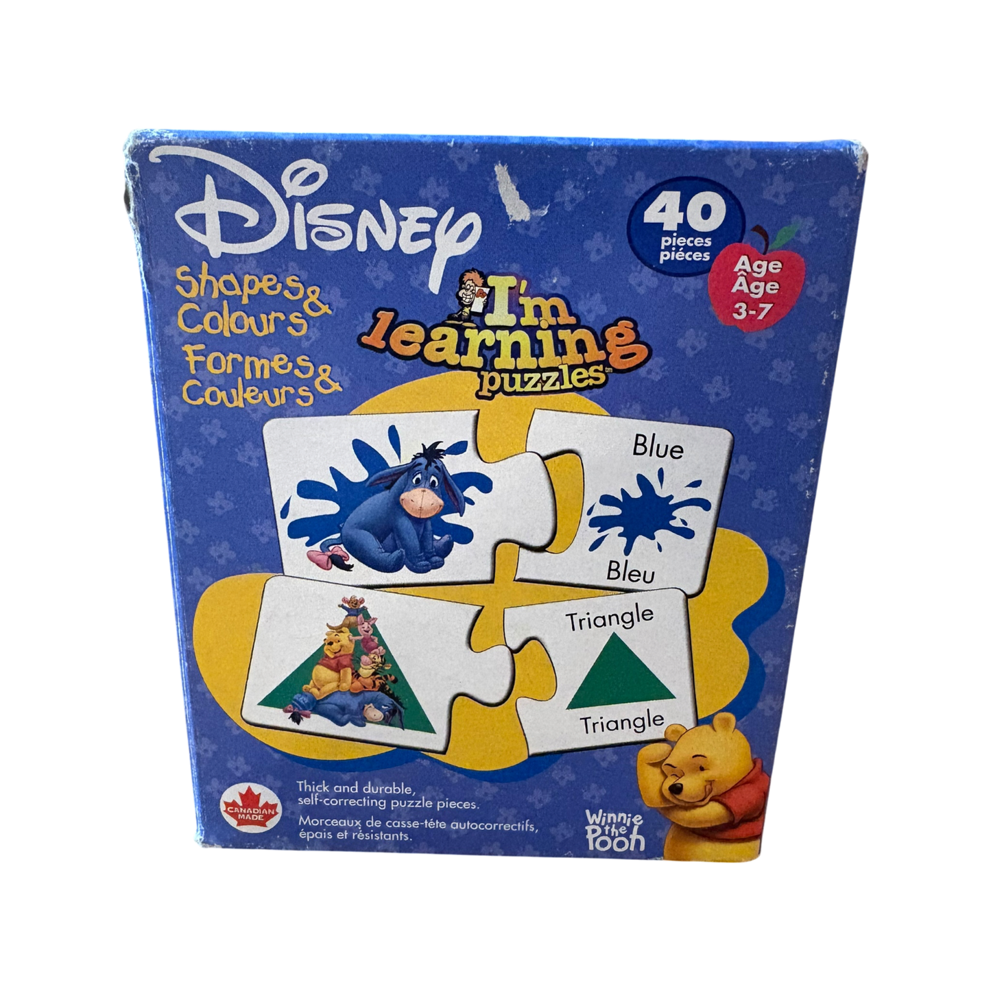 Pooh Shapes and Colours Puzzle