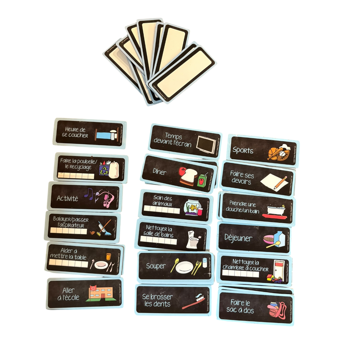 French Chore Magnets