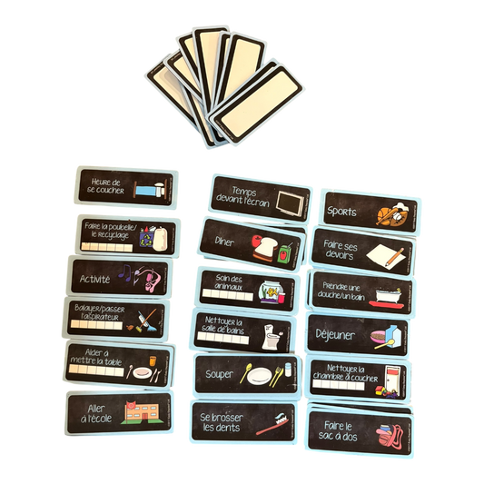 French Chore Magnets