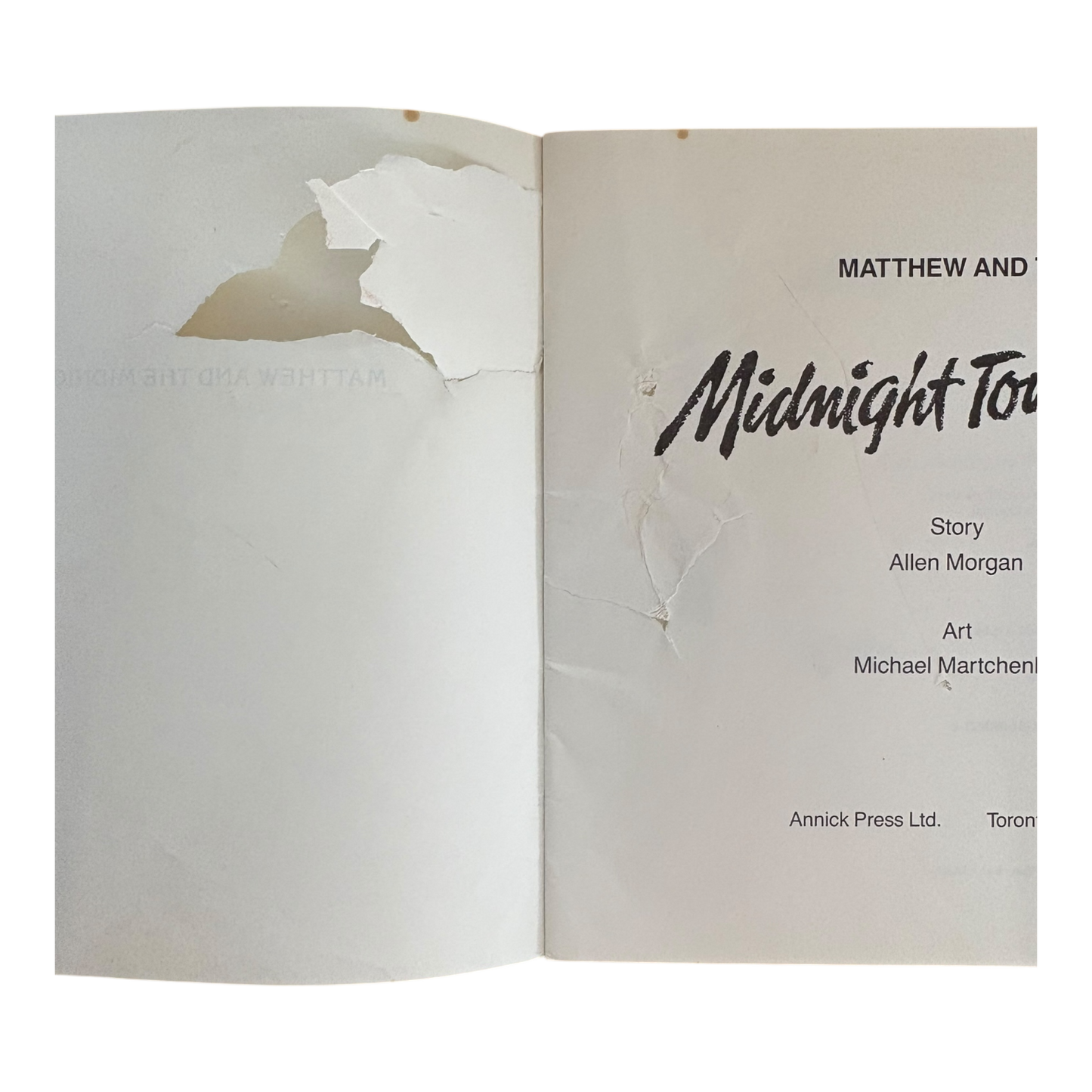 Matthew and the Midnight Tow Truck