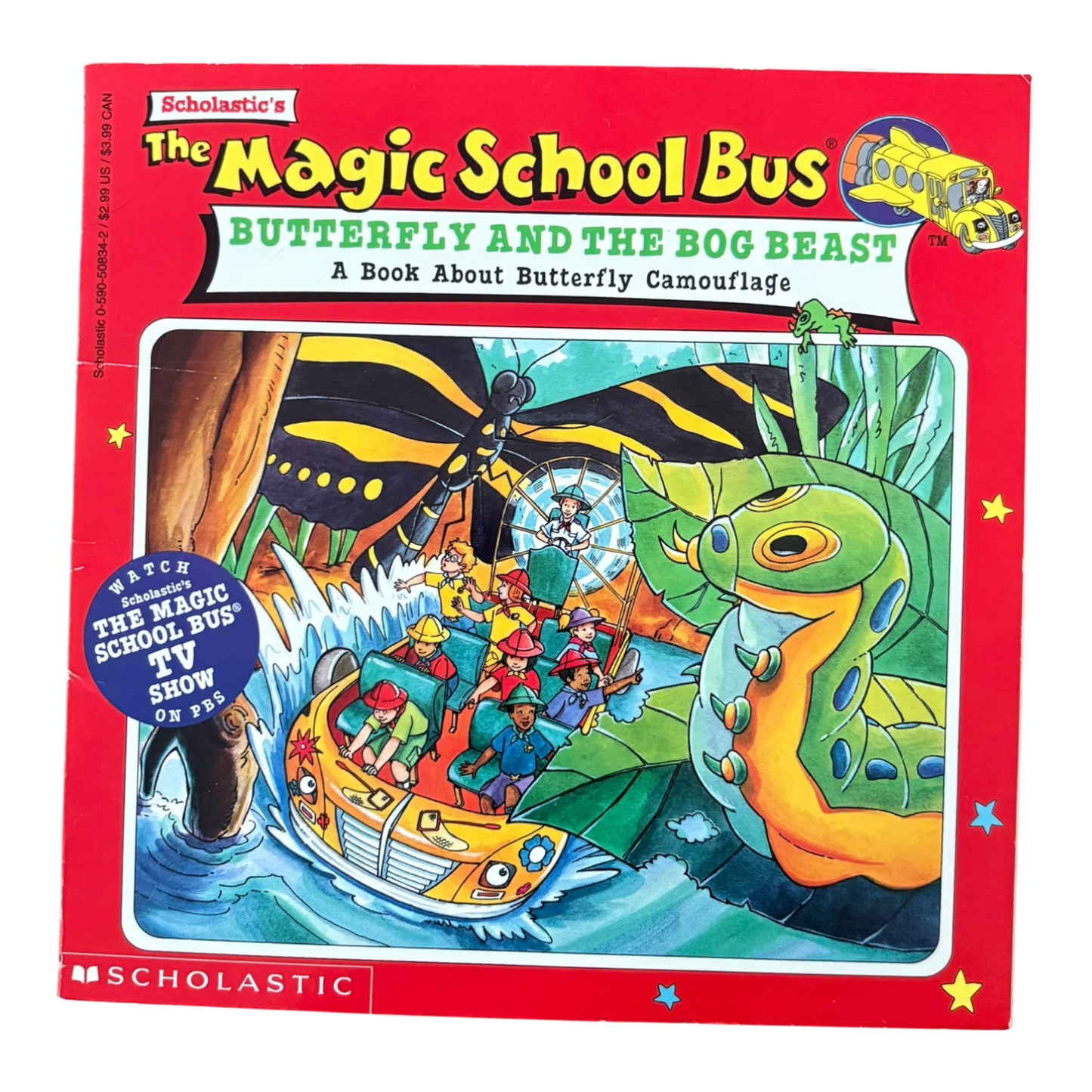 The Magic School Bus Butterfly and the Bog Beast: A Book About Butterfly Camouflage