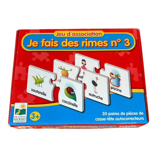 Rhyming Puzzle in French