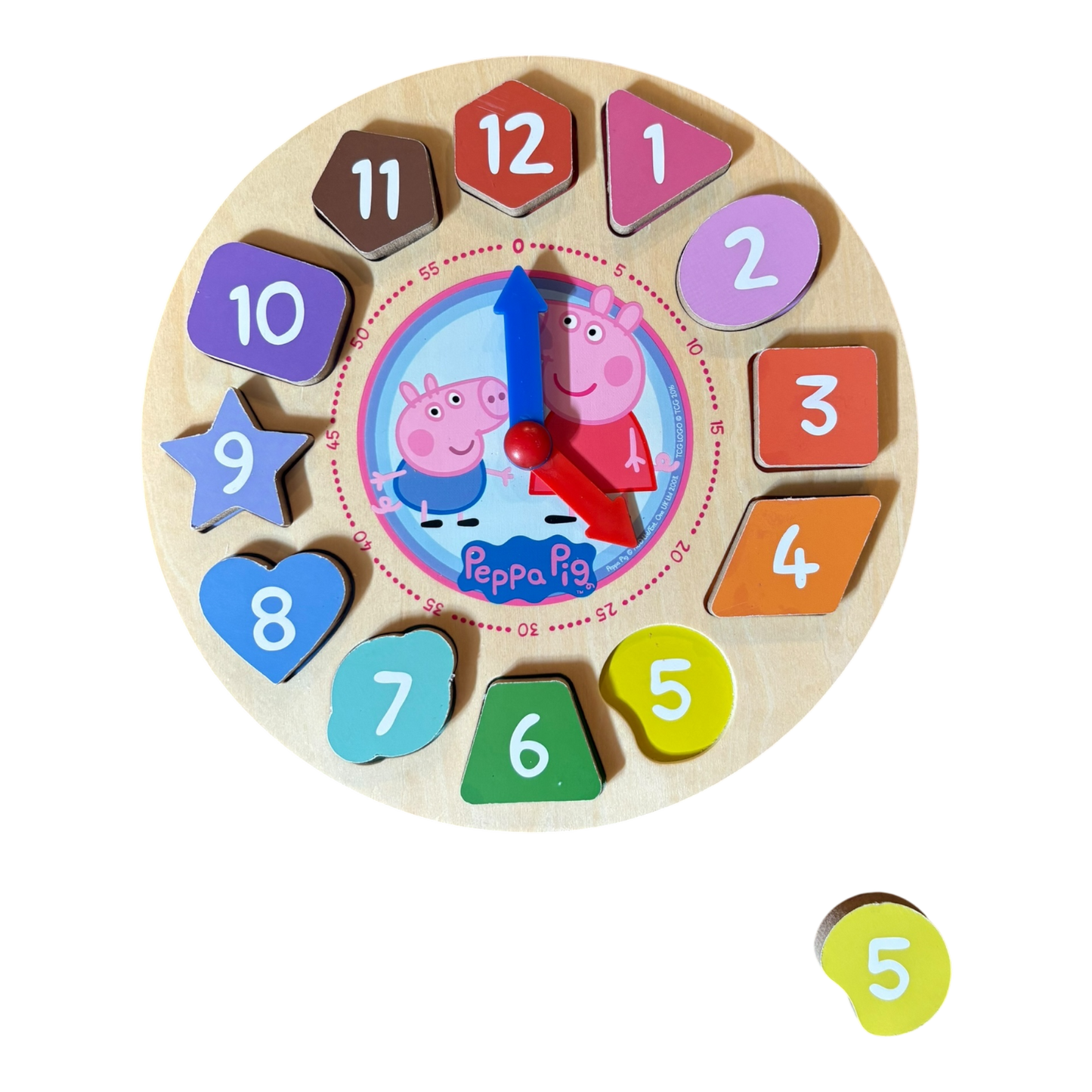 Peppa Pig Clock Puzzle
