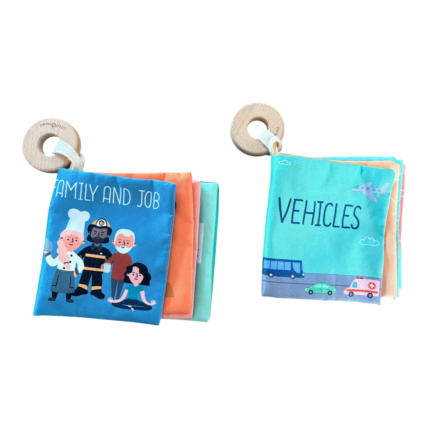 Set of 2 Crinkle Books