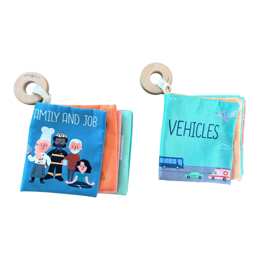 Set of 2 Crinkle Books