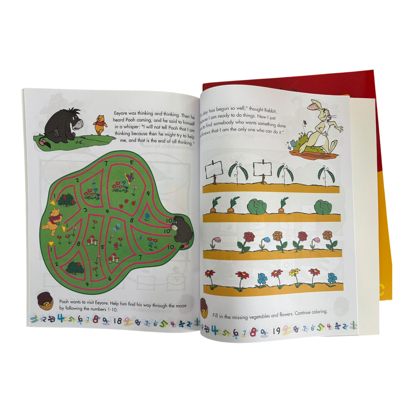 Fun to Learn set of 2 Winnie the Pooh Books
