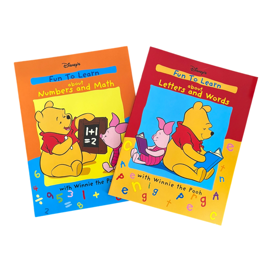Fun to Learn set of 2 Winnie the Pooh Books