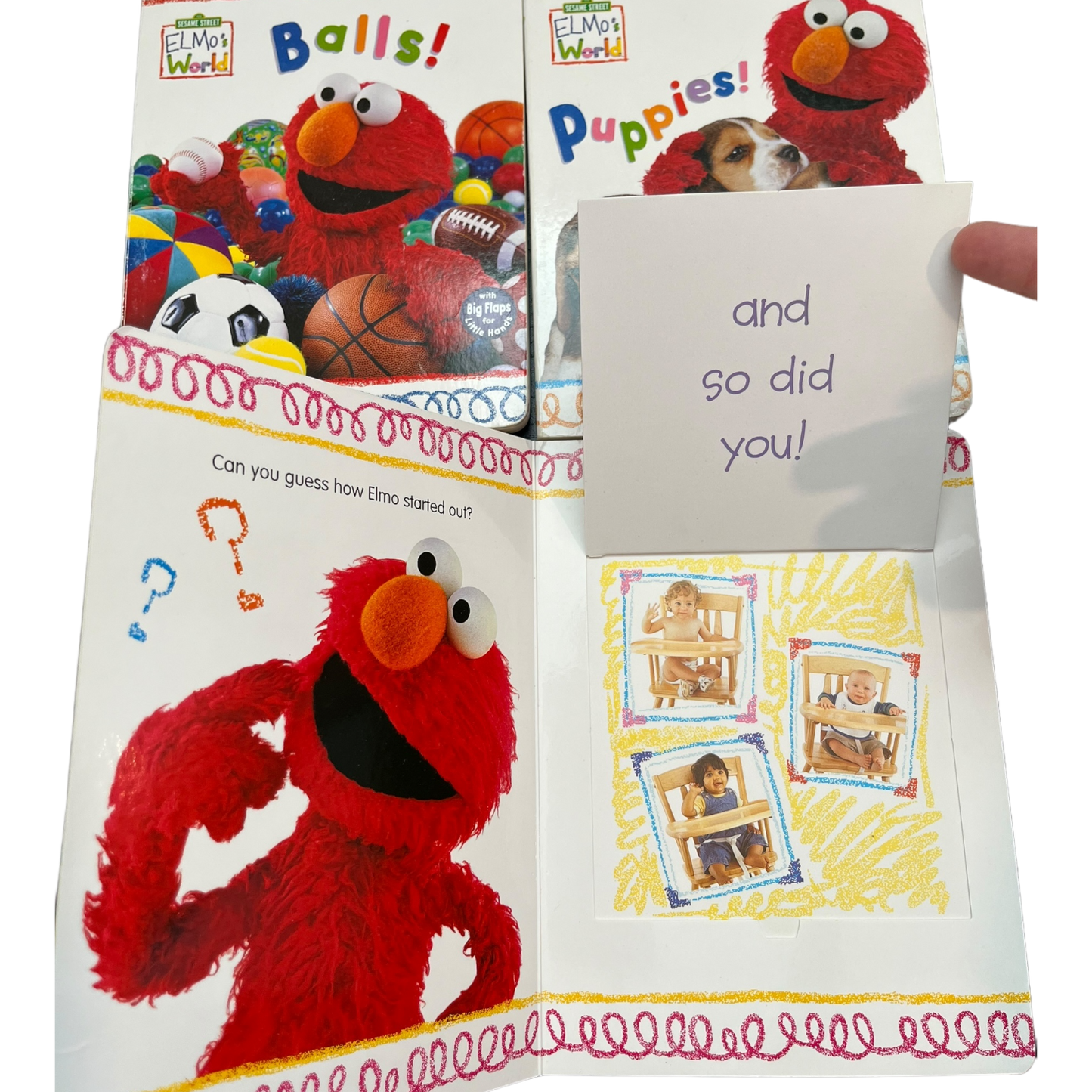 Elmo's World Set of 4