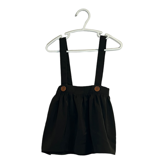 Small Shop (Baileys Blossoms) Dark Green Suspender Skirt 18-24 months