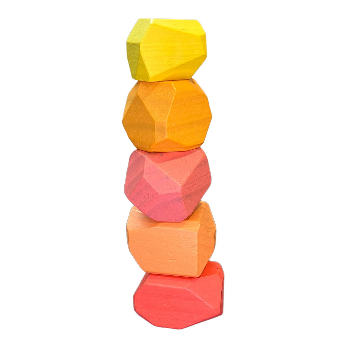 Solid Wood Stacking Boulders