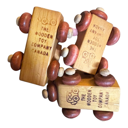 Handmade Wooden set of 3 Vehicles