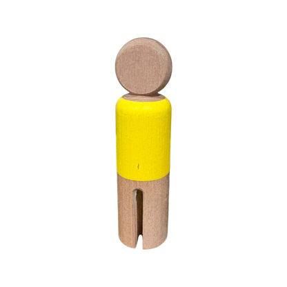Wooden peg people