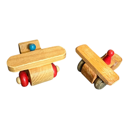 Two Small Vintage Wooden Planes