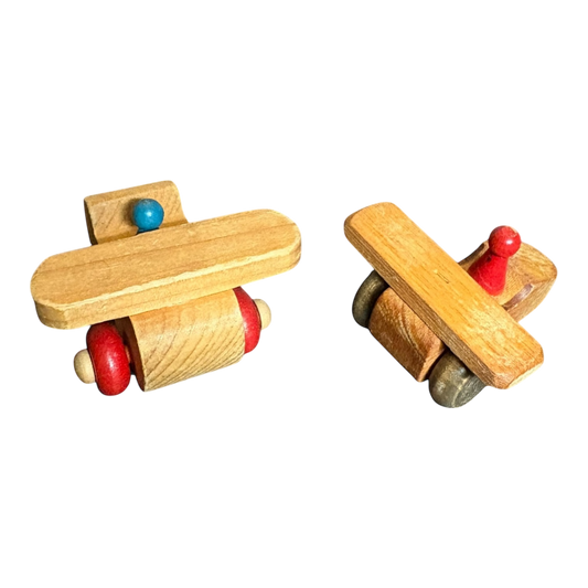 Two Small Vintage Wooden Planes