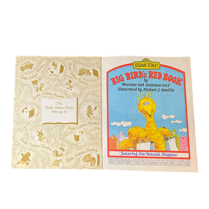 Big Bird's Red Book