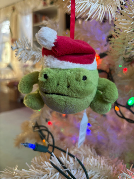 Ricky Rain Frog Ornament Jellycat