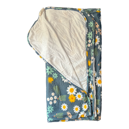 Emerson and Friends Floral Bamboo Blanket