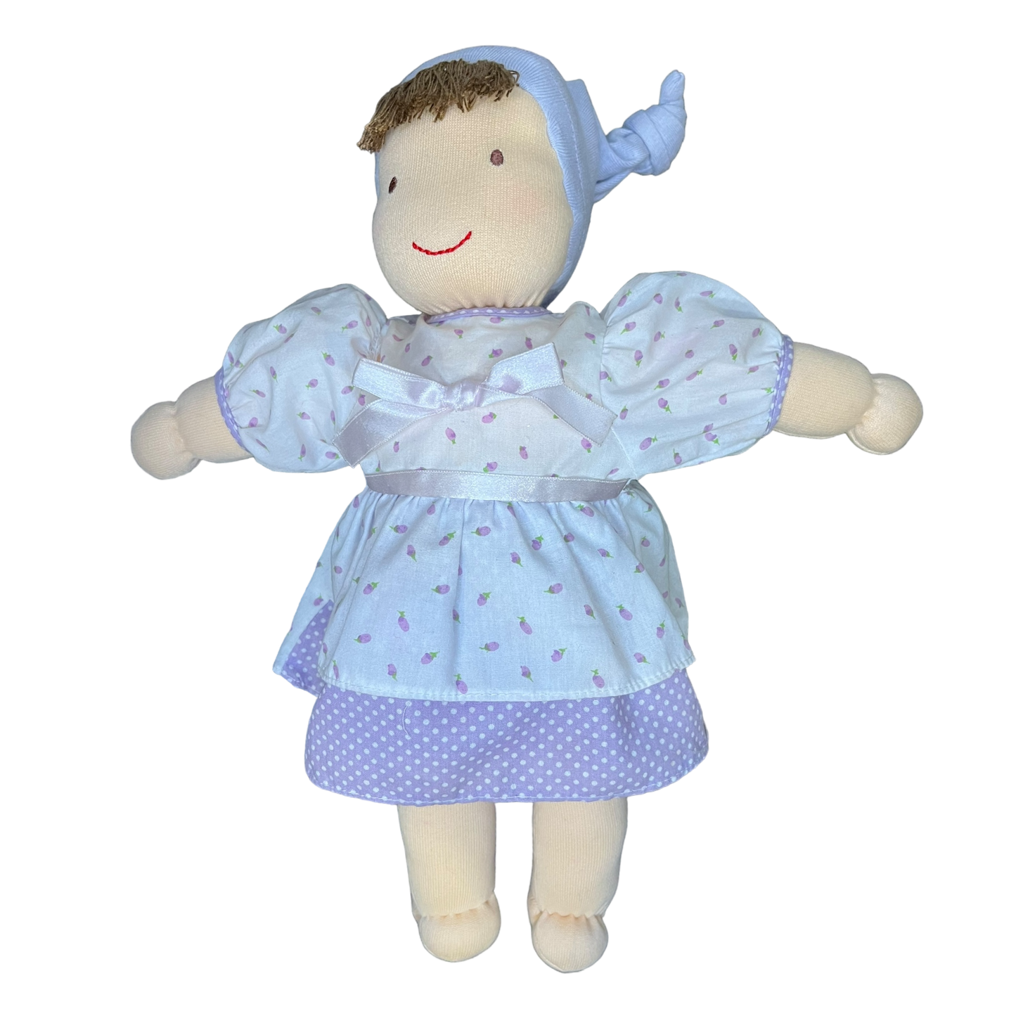 Jill Dress Up Doll - Lavender Dot