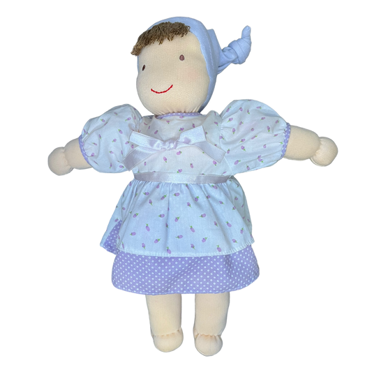 Jill Dress Up Doll - Lavender Dot