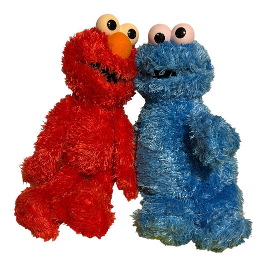 Elmo and Cookie Monster 12"