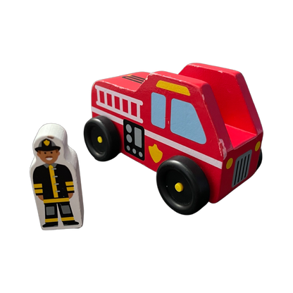 Wooden Emergency Vehicles