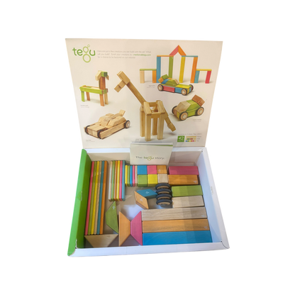 Magnetic Wooden Block Set of 40