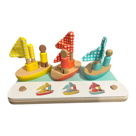 Pattern Match Boats & Cards Set