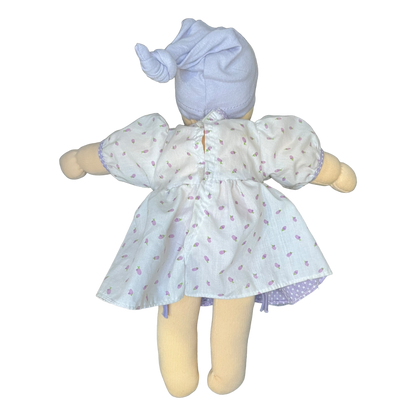 Jill Dress Up Doll - Lavender Dot