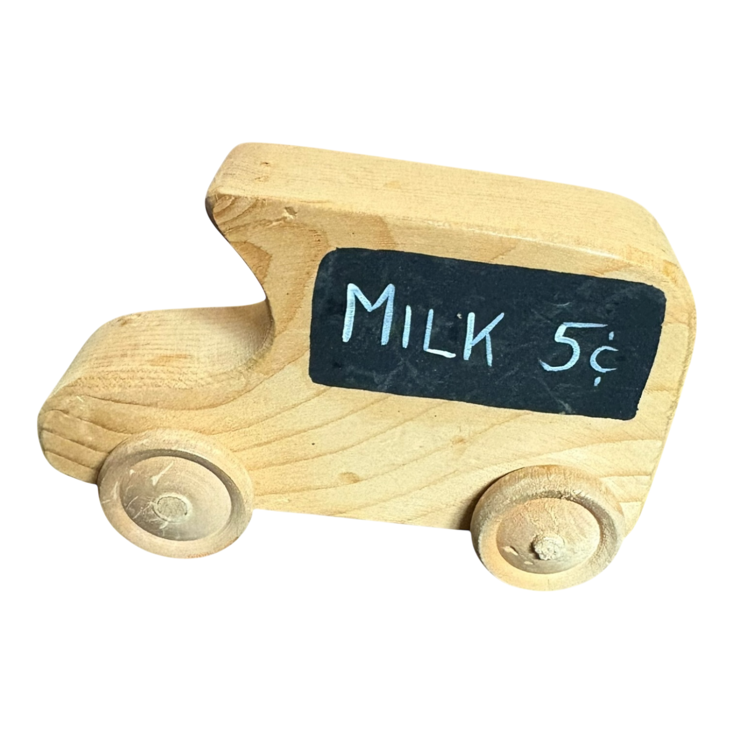 Handmade Wooden Milk Truck