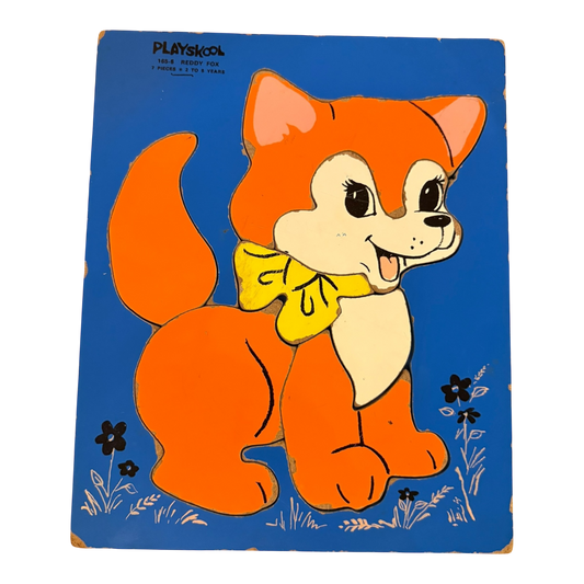 Playskool Fox Wooden Puzzle