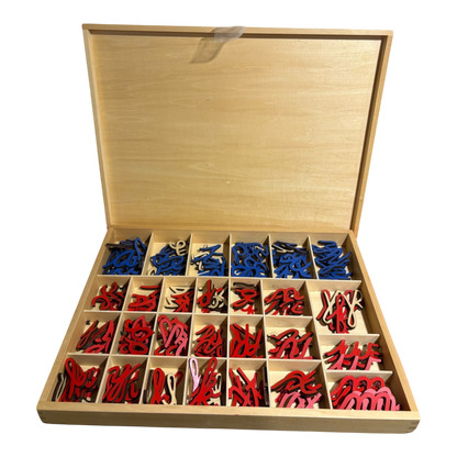 Moveable Alphabet Set, cursive