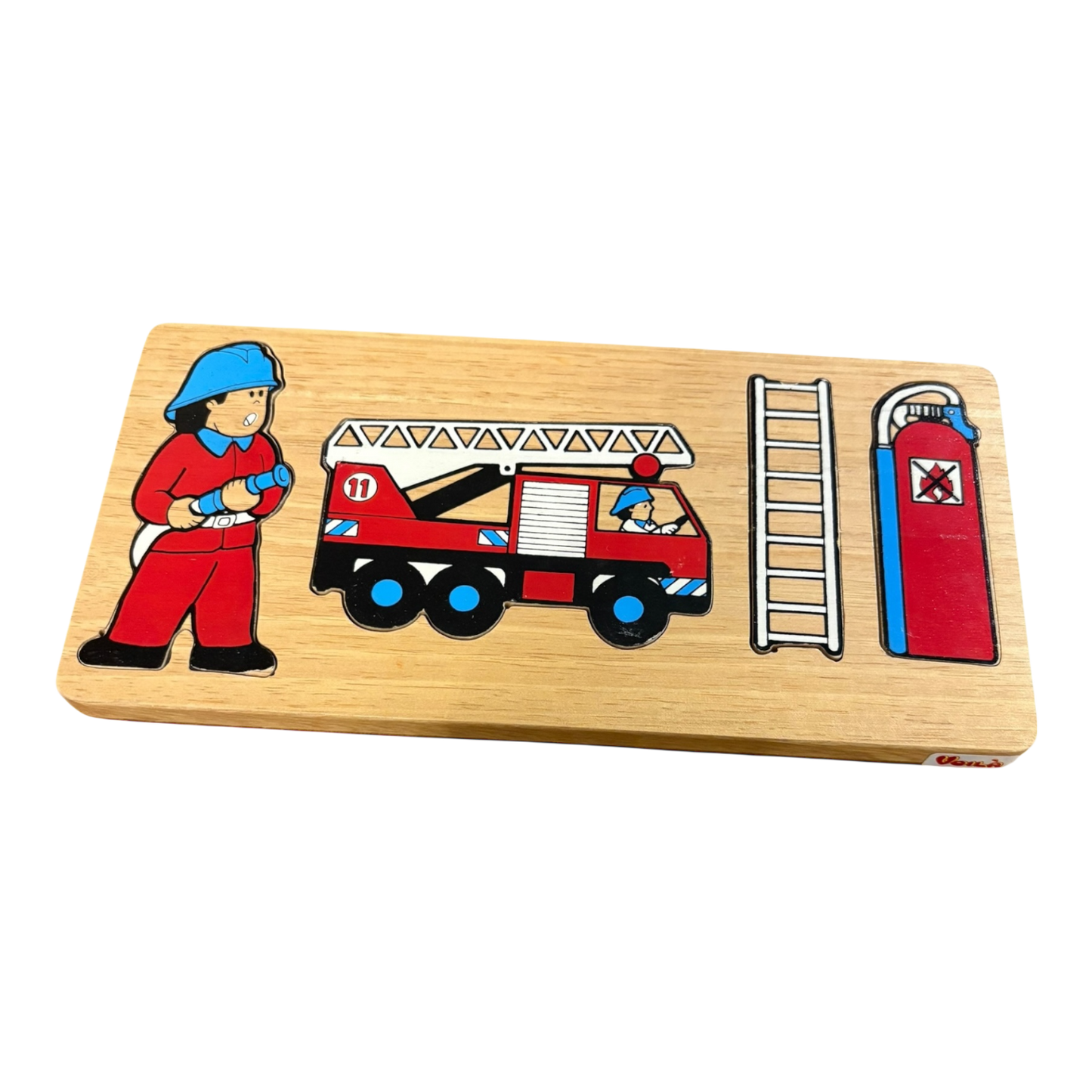 Fire Truck Wooden Puzzle
