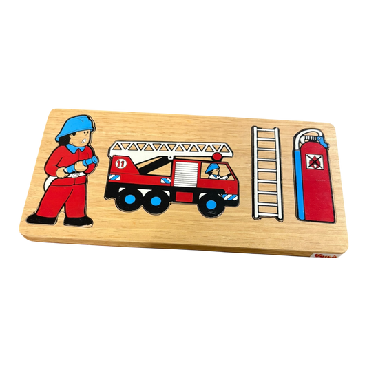 Fire Truck Wooden Puzzle