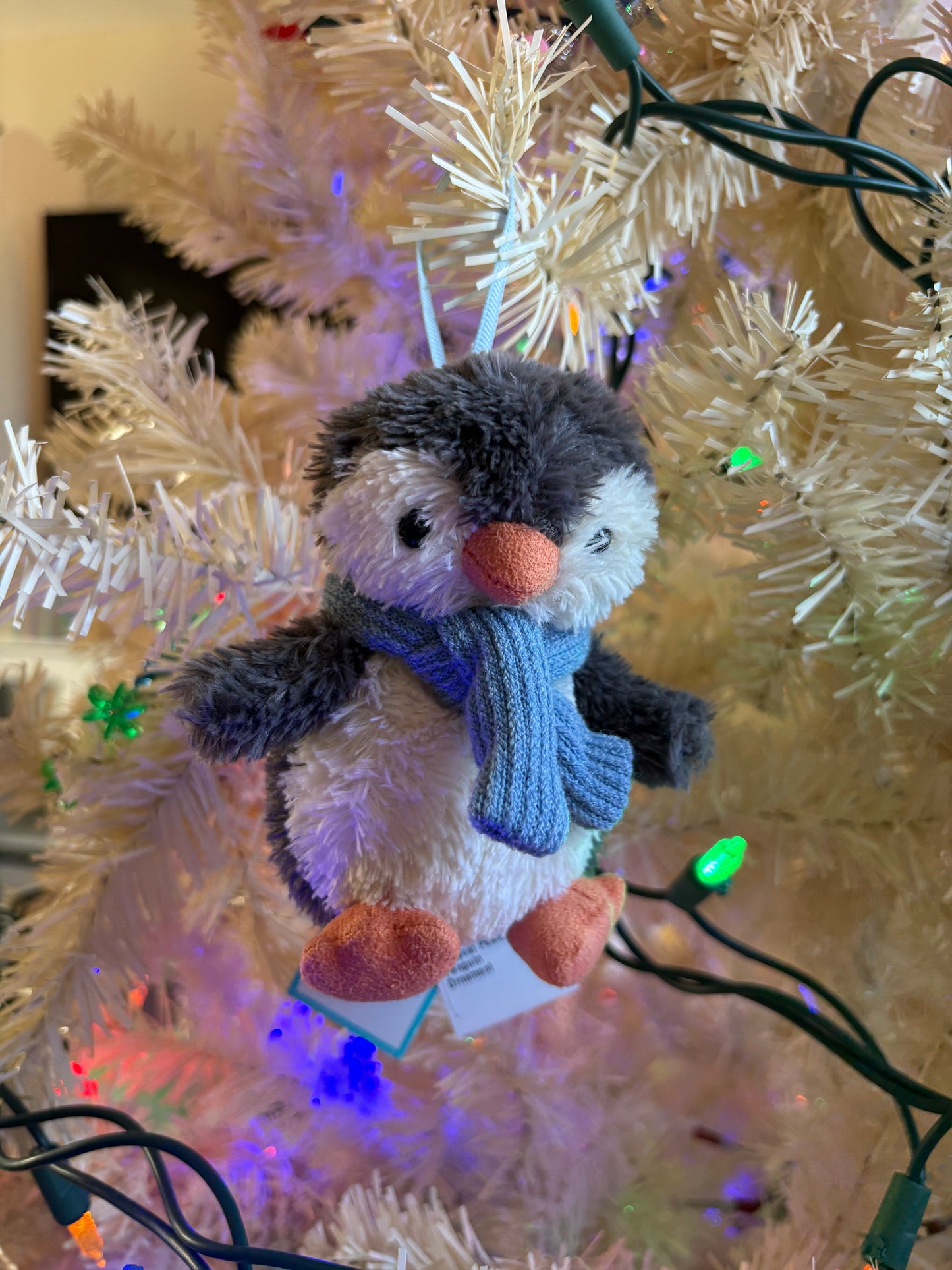 Peanut Penguin Ornament Jellycat