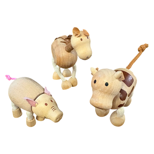 Bendable Wooden Animals