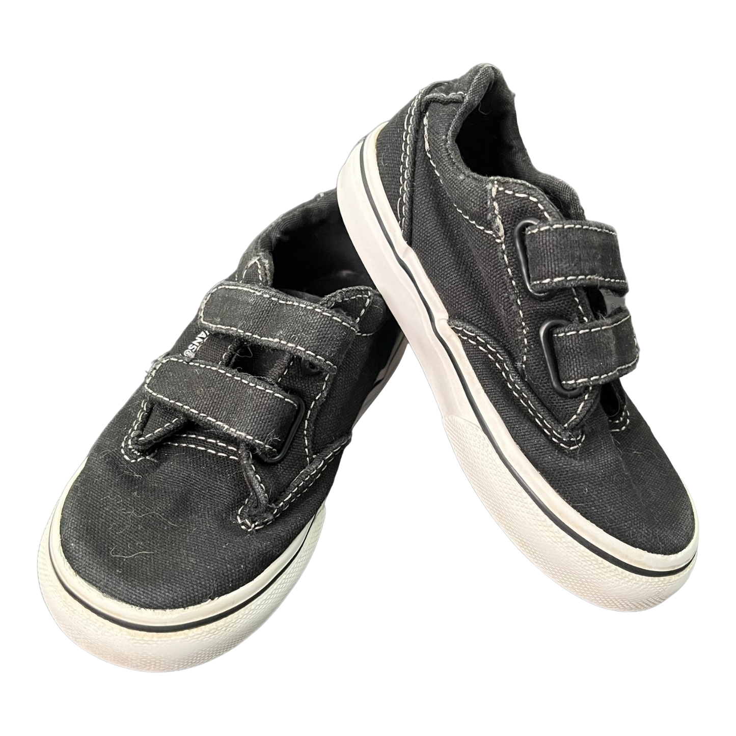 Vans Black velcro sneakers 7C